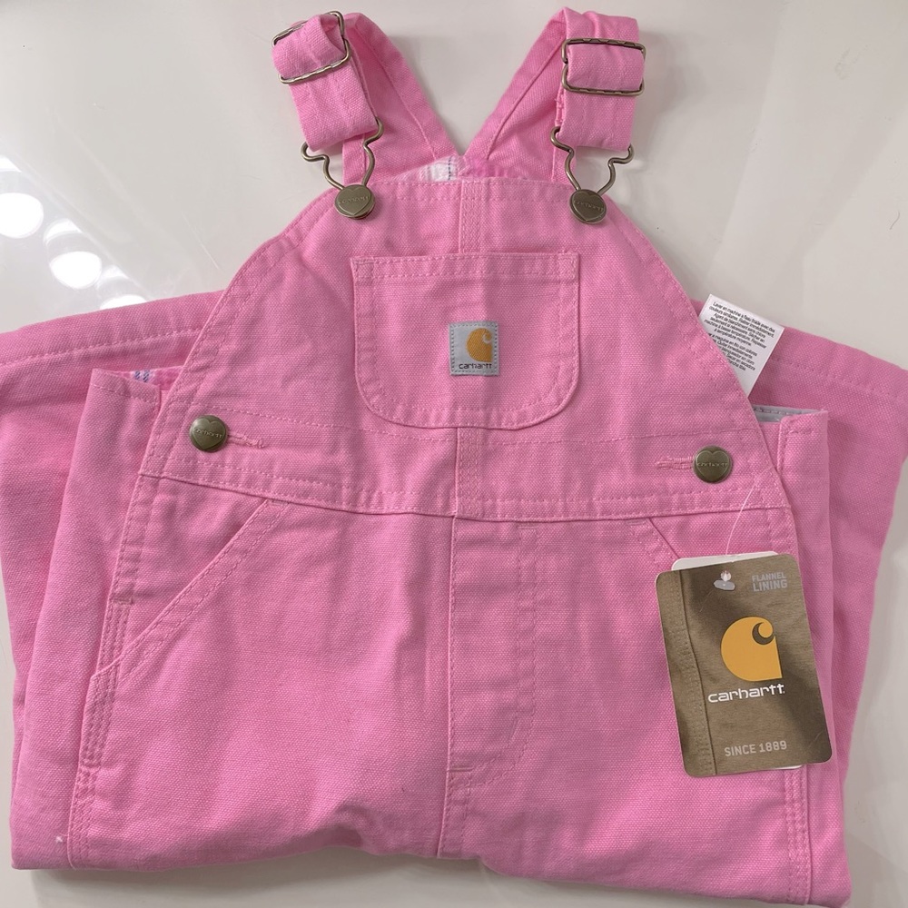 Baby Girl’s Carhartt Denim Overalls